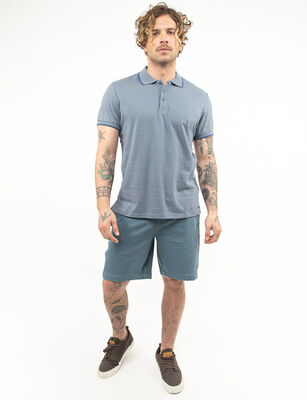 Imagen 2 del producto Polera Piqué Hombre Zibel Azul-Piedr, Beige, Blanco, Negro, Oliva