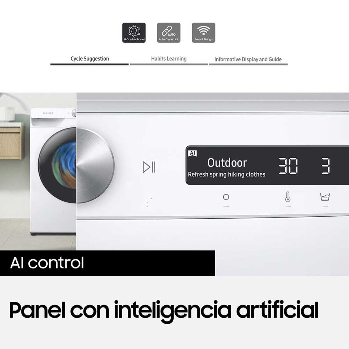 Lavadora Secadora Samsung WD12T704DBH/ZS 12,5/7 kg