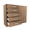 Cómoda Exit Ciprés CP25D 5 Cajones