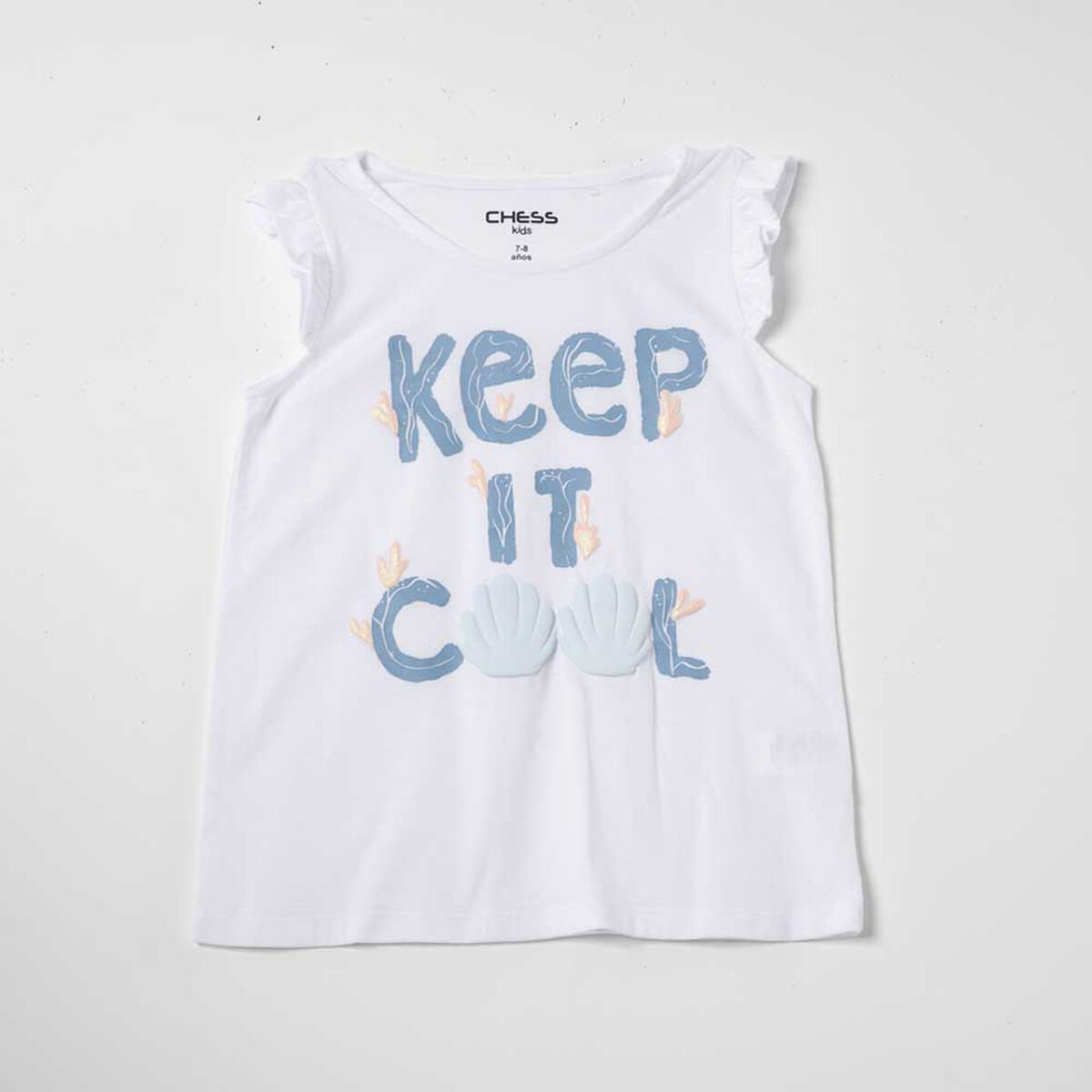 Polera sin Mangas Ni&ntilde;a Chess