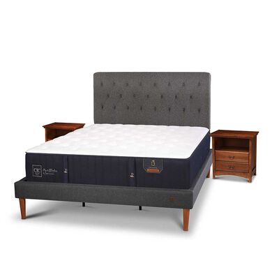 Imagen 2 del producto Cama Europea CIC King Premium + Respaldo + Veladores