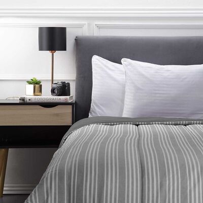 Imagen 1 del producto Plumón Soft Touch Estampado Zibel 2 Plazas Liso Dark