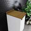 Mueble de Cocina Base  Home Mobili Americana 1 Puerta Café