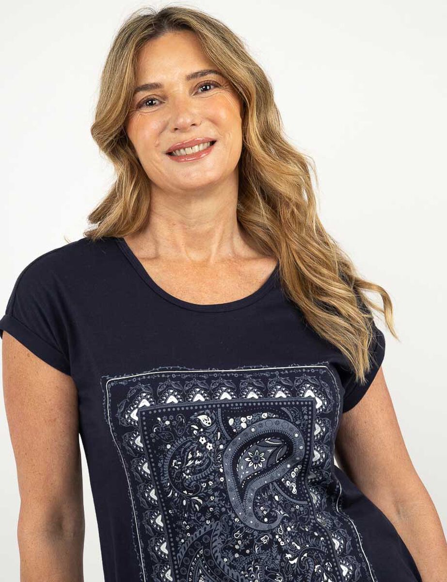 Polera Manga Corta Mujer Portman Club