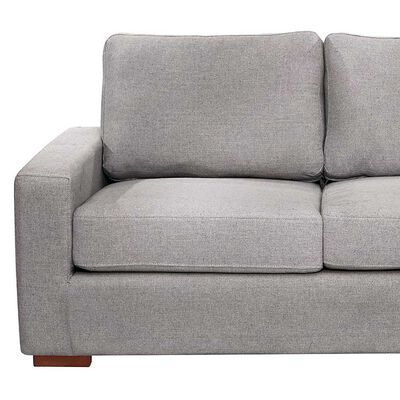 Imagen 2 del producto Sofá Seccional Derecho Latam Home Livorno 3 Cuerpos Gris Claro