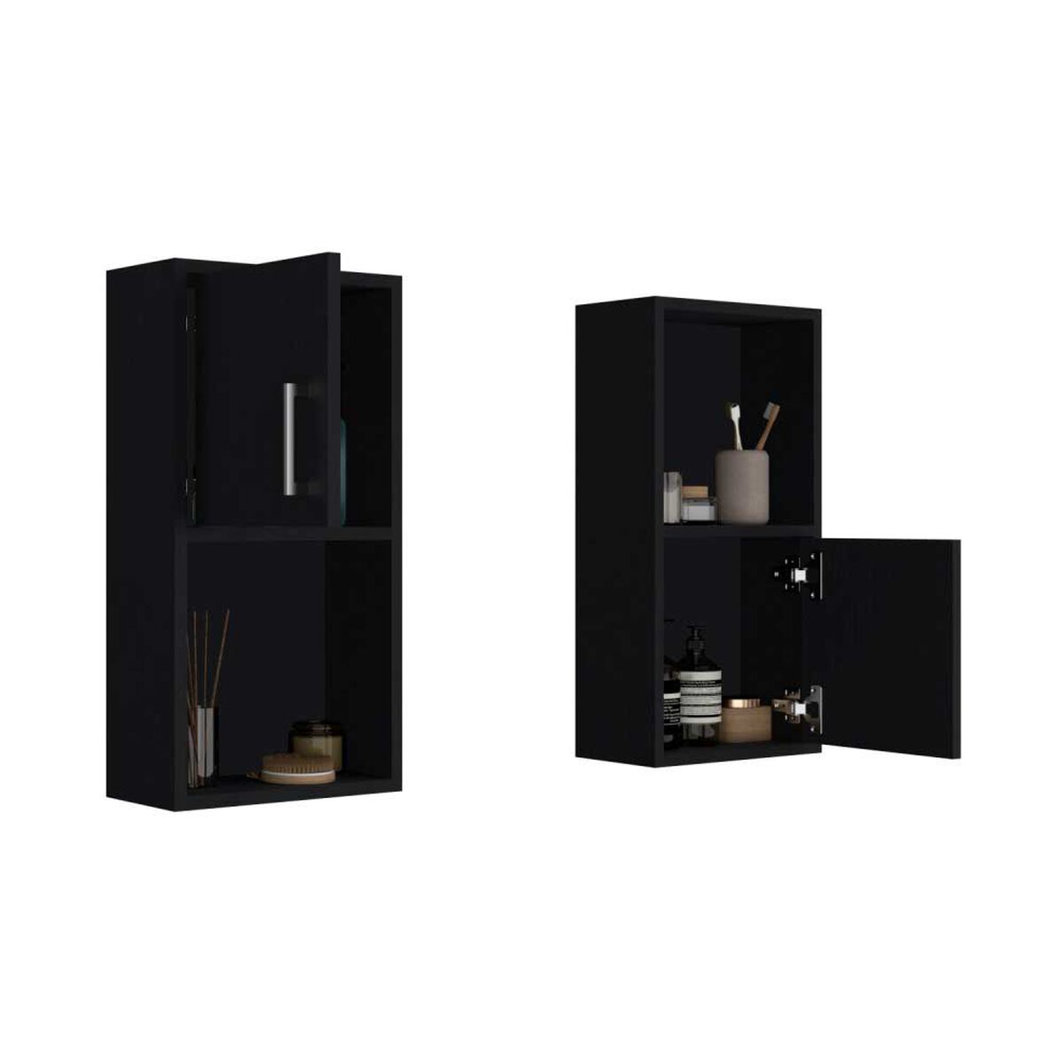 Mueble Auxiliar TuHome Bath 51 2 Puertas Wengue