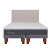 Cama Europea CIC Base Dividida 2 Plazas Ortopedic Advance + Respaldo Tigris