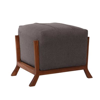 Pouf Latam Home Marsella Lino Gris Oscuro