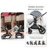 Coche Travel System con Accesorios LuBabycas X1 Azul