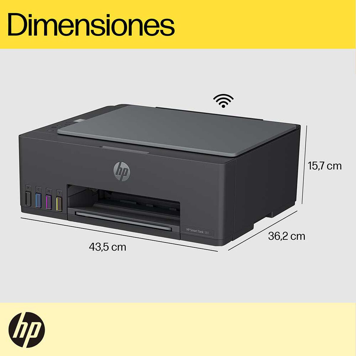 Multifuncional HP Smart Tank 581 Wifi