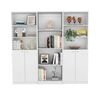 2 Estantes 2 Puertas + Estante 4 Repisas TuHome Home Blanco