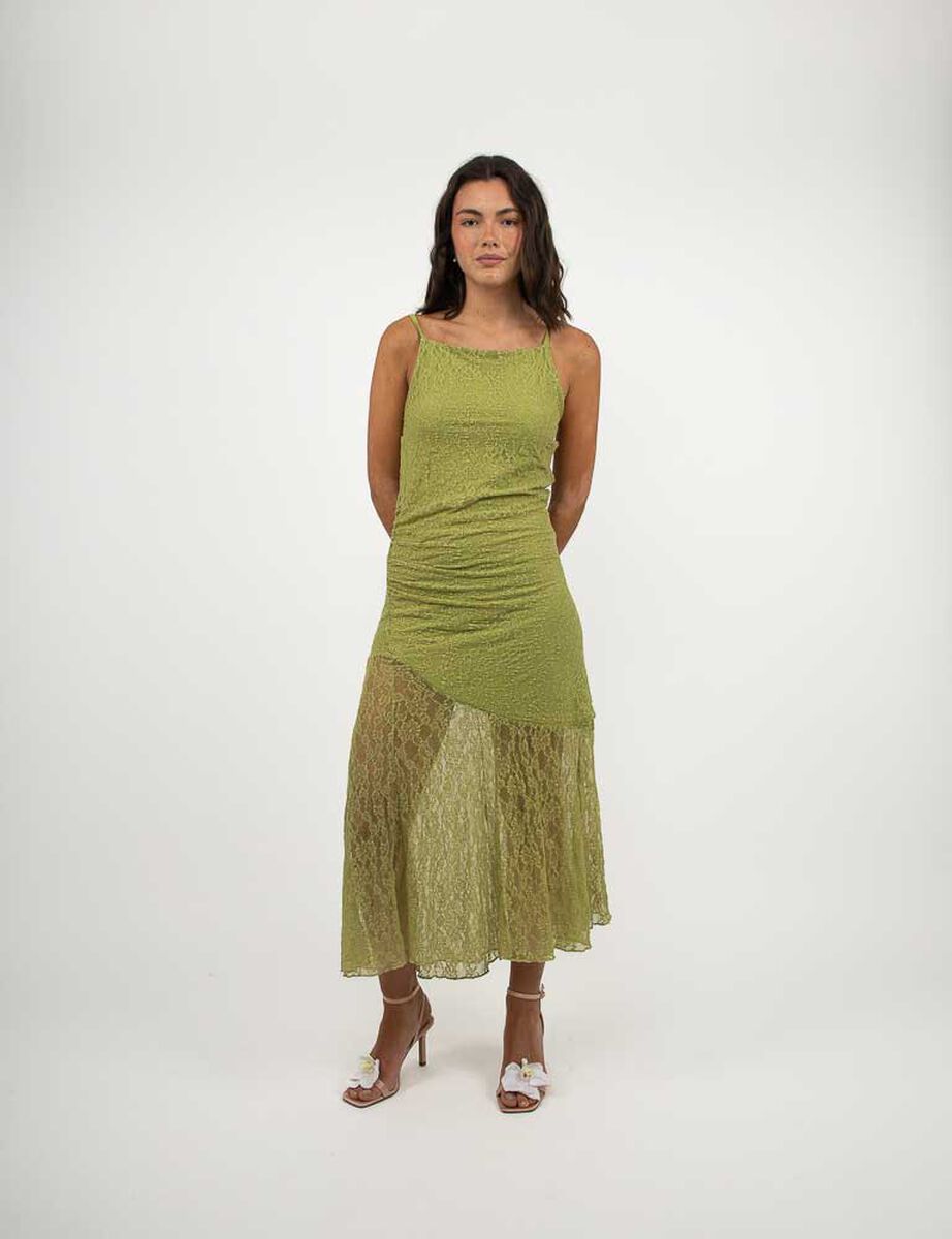 Vestido Maxi Sin Mangas Mujer Icono
