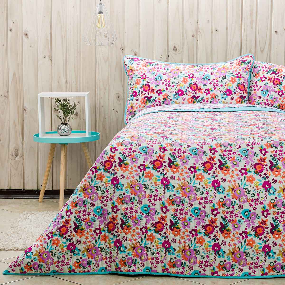 Set Quilt + Juego de Sábanas King