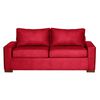 Sofá Cama Latam Home Livorno 3 Cuerpos Rojo