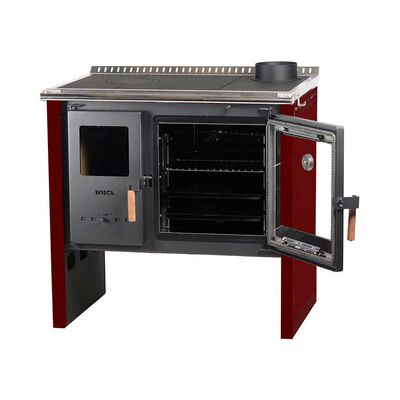 Imagen 2 del producto Cocina a Leña Bosca Hestia 90 Burdeo