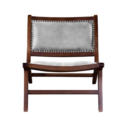 Sitial Latam Home Hannover Cuero Kentucky 1 Cuerpo Gris