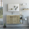 Combo Botiquín Bath 300 + Mueble Lavamanos Khari 100 TuHome