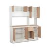 Mueble de Cocina CIC Catania 1 Cajón 9 Puertas Blanco Alpino