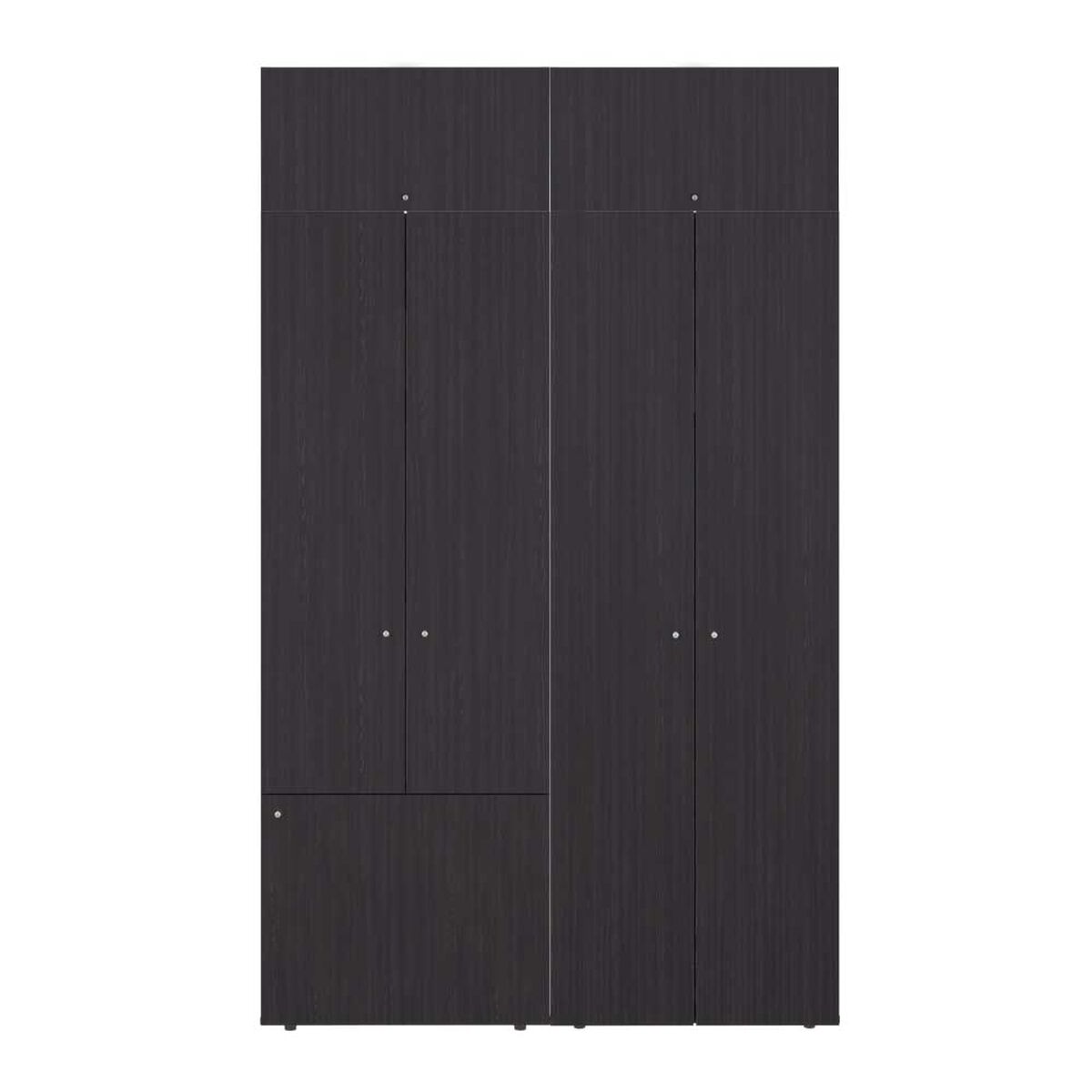 Combo Closet Tuhome 7 Puertas + M&oacute;dulo Superior Dreams Wengue