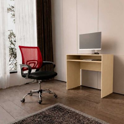 ARTHOME Combo Oficina Escritorio Cartagena + Silla New York Negra y Roja Arthome