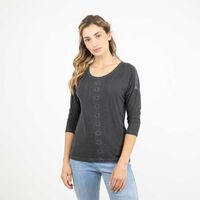 Polera Manga Larga Mujer Alma Marengo, Rosado, Verde