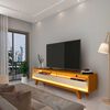 Rack TV Decocasa Requinte  Hasta 55" Natural Off White