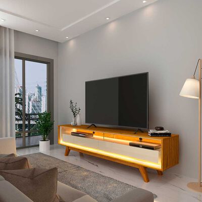 Imagen 2 del producto Rack TV Decocasa Requinte Hasta 55"" Natural Off White