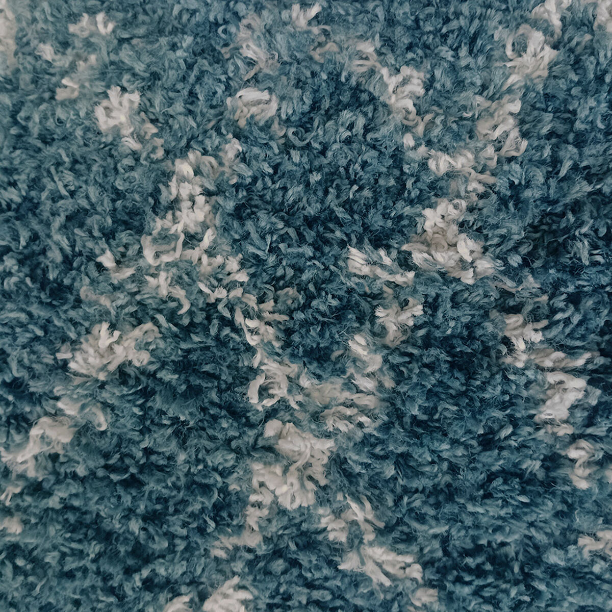 Alfombra Idetex Shaggy Guiza 70x200 cm Turquesa