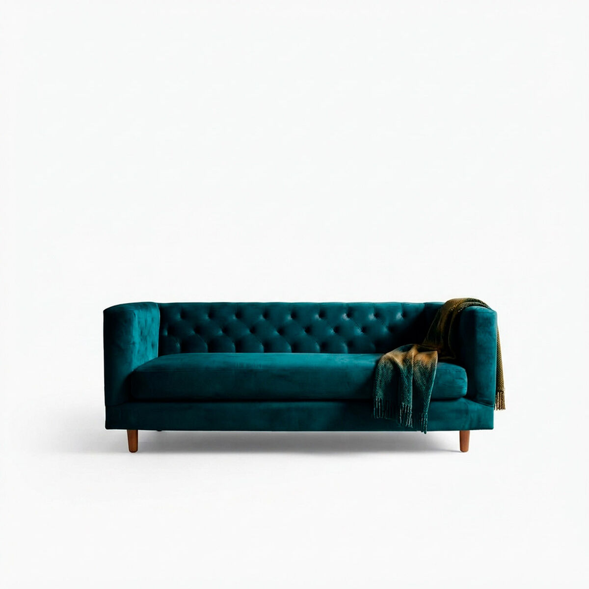 Sof&aacute; Tela Velvet Latam Home Brescia 3 Cuerpos