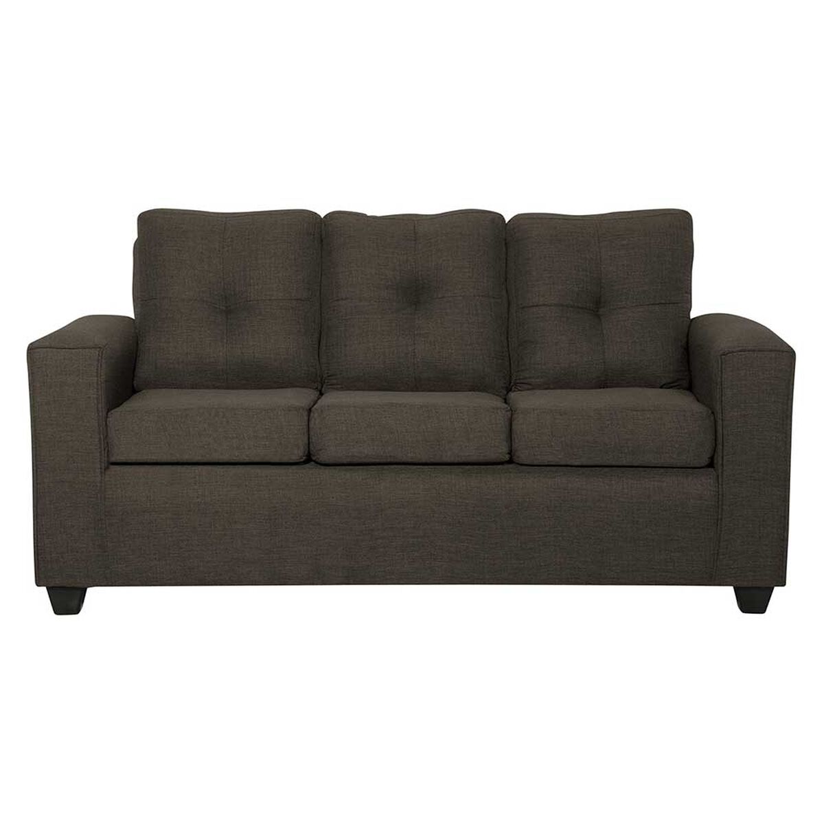 Juego de Living Black Factory Ranger Sofá 3 Cuerpos + Dos Sillones 1 Cuerpo Café