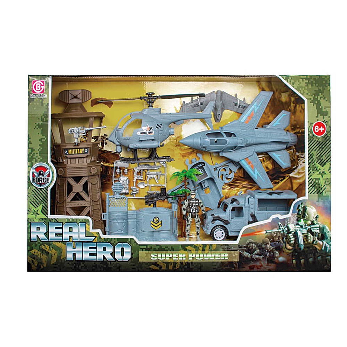Set Militar Super Power Real Hero