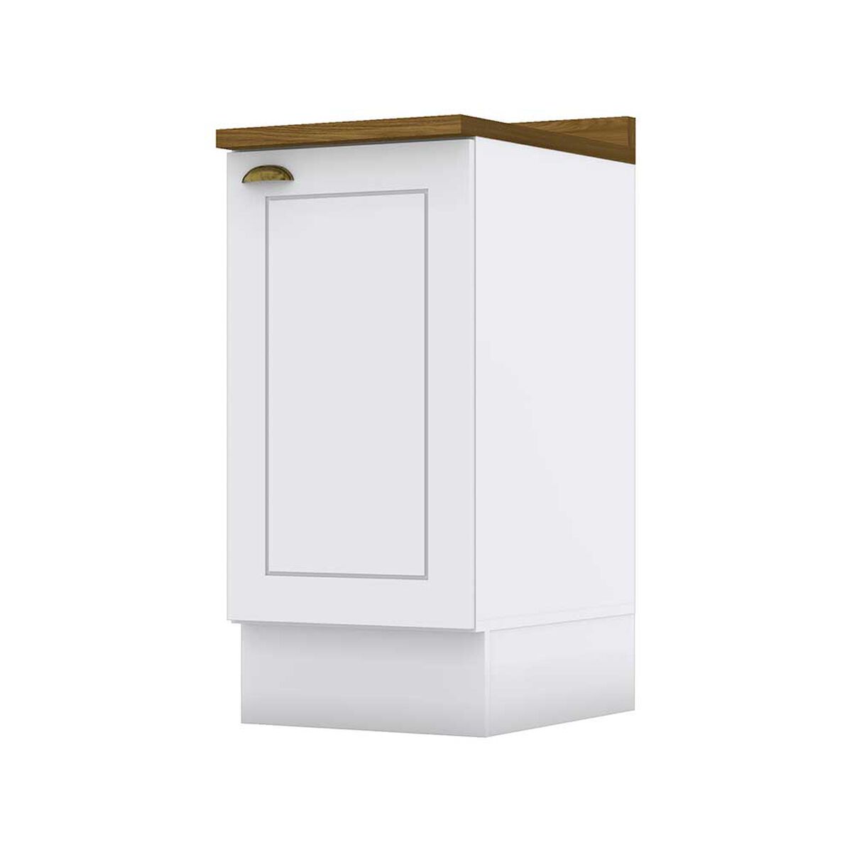 Mueble de Cocina Base  Home Mobili Americana 1 Puerta Café