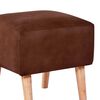Pouf Latam Home Burdeos Cuero Kentucky Caf&eacute; Moro
