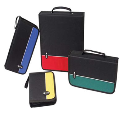Porta CD Vinílico Vgo 96 Cds Negro