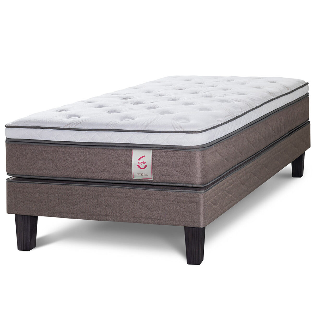 Cama Europea Rosen 1,5 Plazas New Style 6