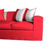 Sofa + 2 Pouff A&M Home Benjamin Burdeo Gris