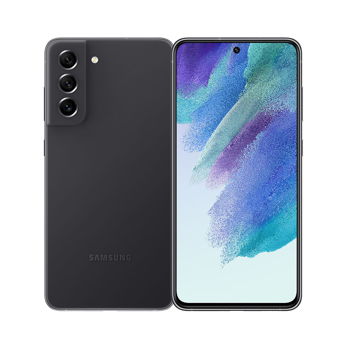 Combo Celular Samsung Galaxy S21 FE 5G 128GB 6,4" Graphite Liberado + LED 55" Samsung TU7090 Smart TV Crystal 4K UHD