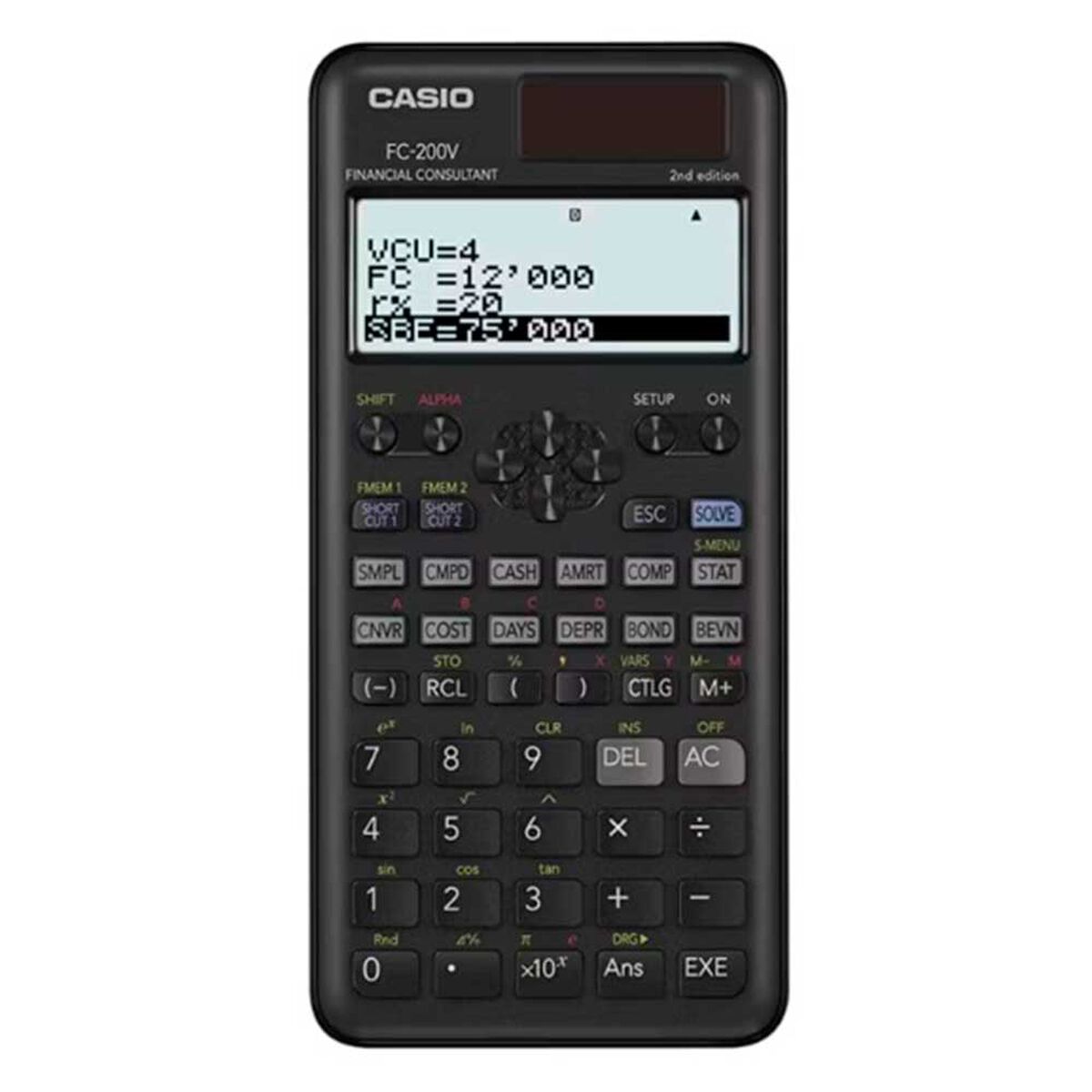 Calculadora Financiera Casio FC-200V-2