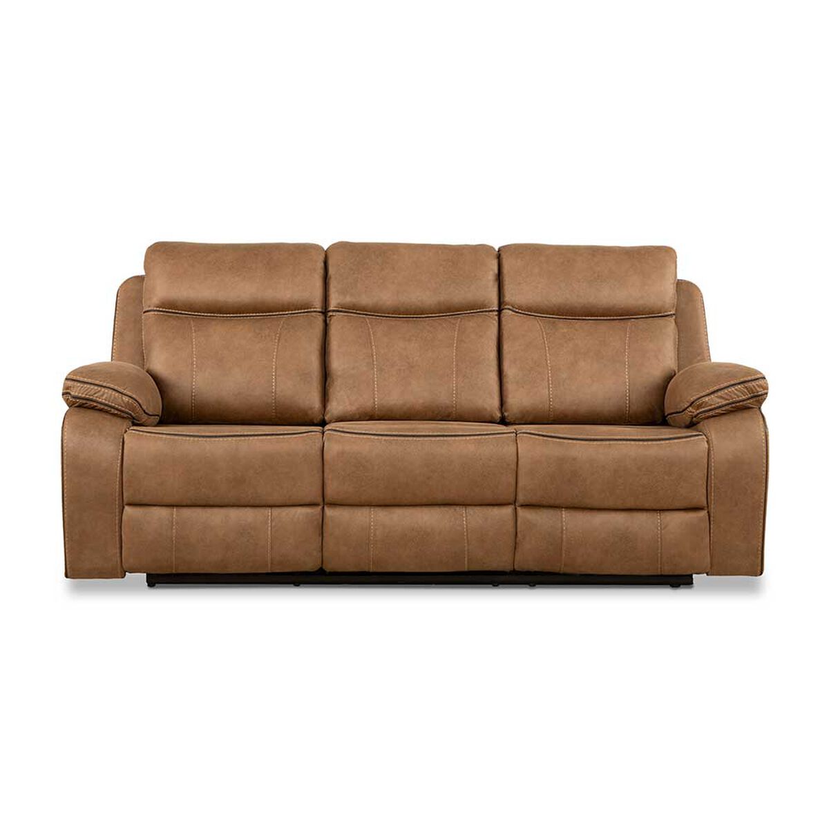 Sofa Reclinable CIC Sevilla 3 Cuerpos Caf&eacute; Claro