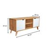 Rack TV Vekkahome Grecia Hasta 43" Café