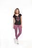 Polera Manga Corta Mujer Rock Caviar