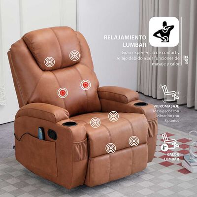 Imagen 2 del producto Bergere Zoy Home Lhasa 1 Cuerpo Multifunción Masaje Café