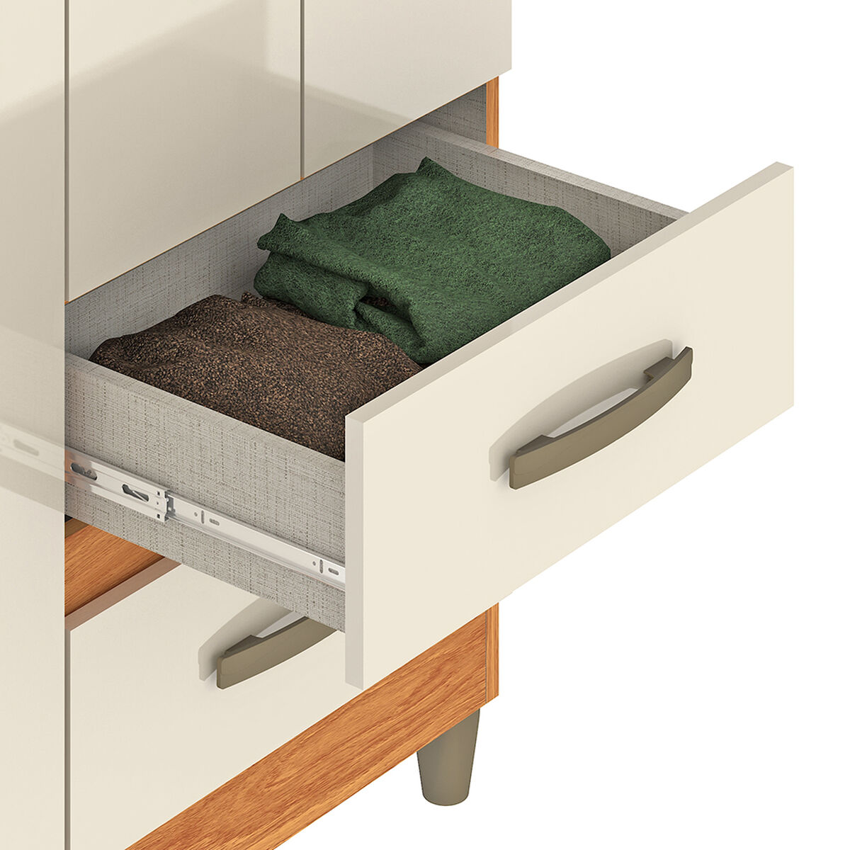 Clóset Vekkahome Porto 3 Puertas 2 Cajones Blanco