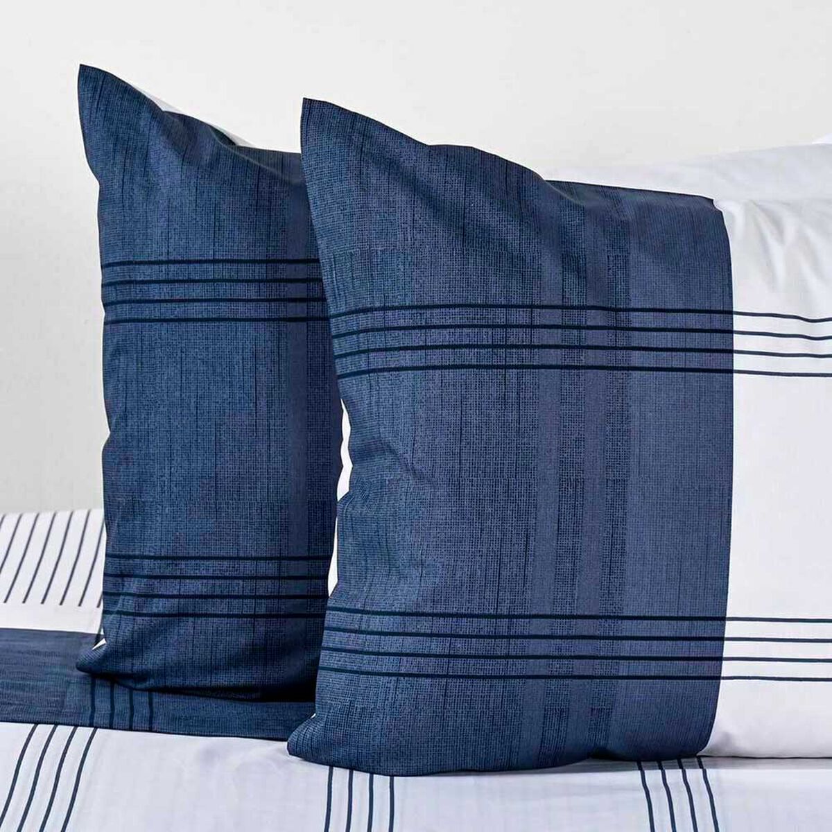 Juego de S&aacute;banas Elements & Co 200 Hilos King Bluemoon Azul