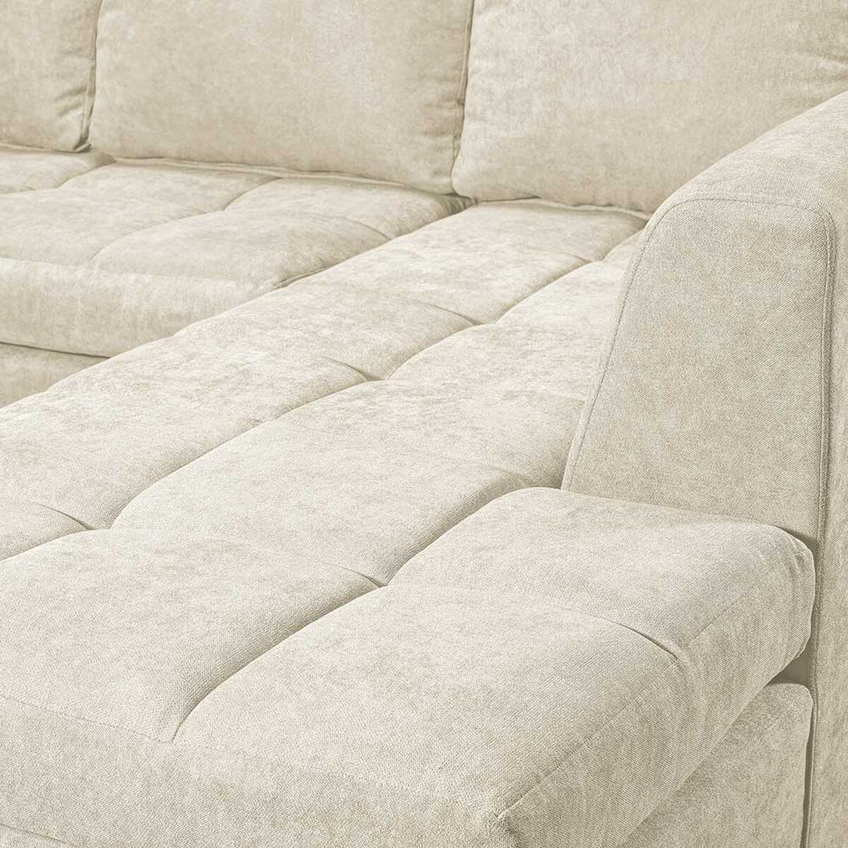 Sofá Seccional Innovamuebles Chelsea 4 Cuerpos Beige