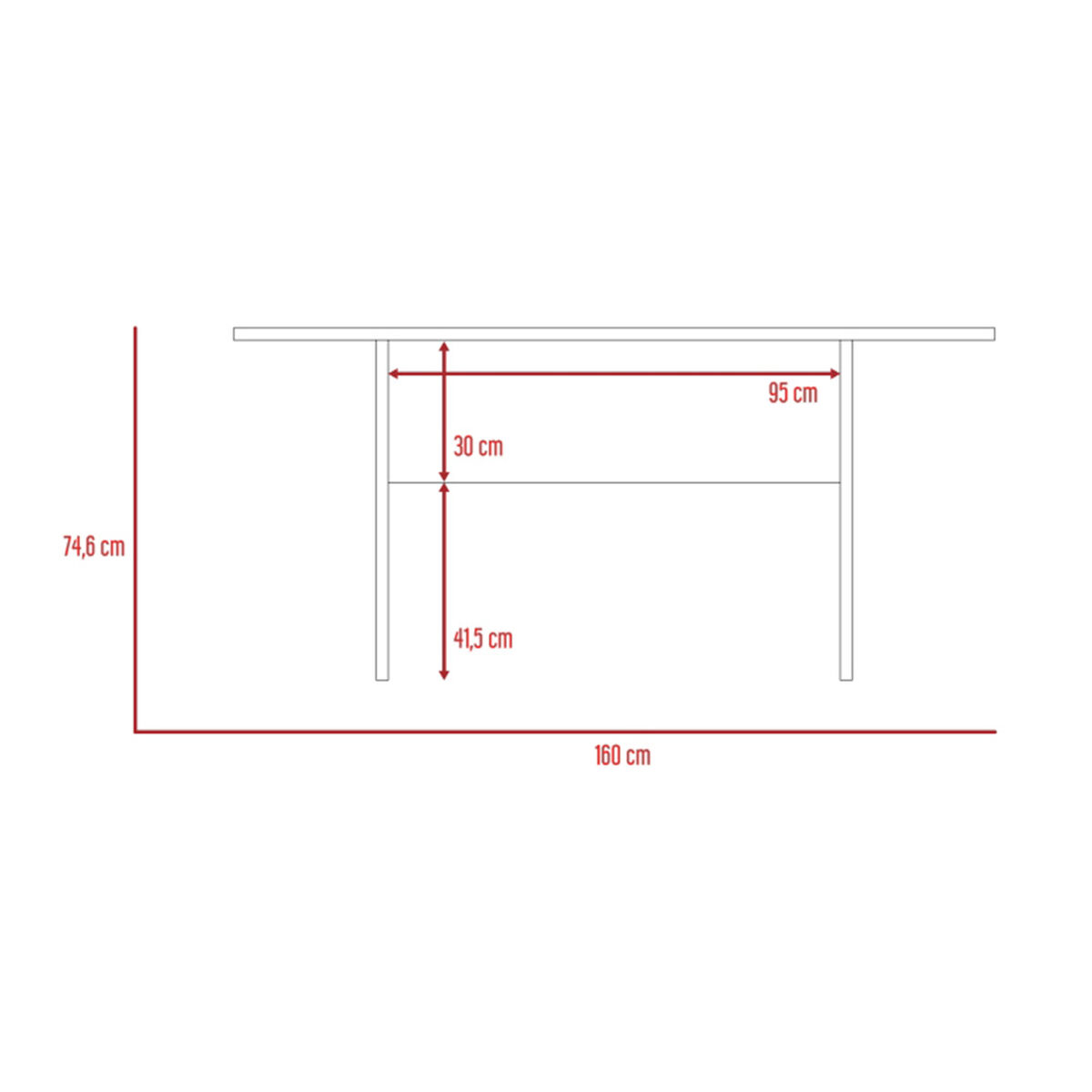 Mesa de Comedor TuHome Beijing