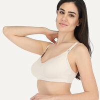 Sostén Maternal Mujer Flores Negro, Blanco, Champagne