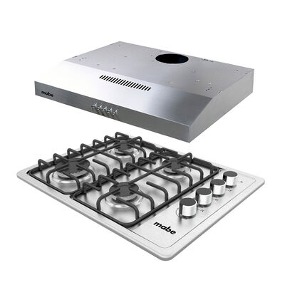 Imagen 2 del producto Kit Empotrable Mabe Encimera CMG6044SD-1CL + Campana CM6045XV0