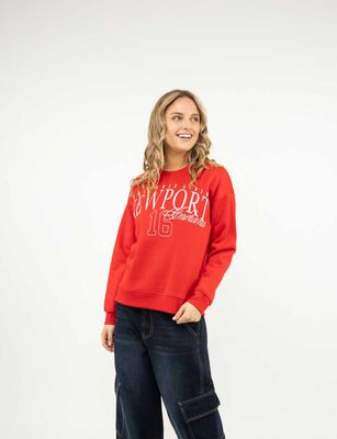 Imagen 1 del producto Polerón Mujer Icono Rojo