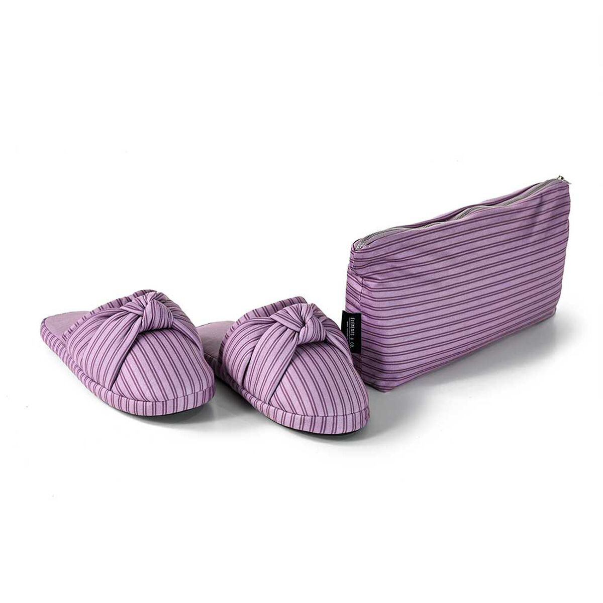 Pantufla Elements & Co Block Mauve 38-40